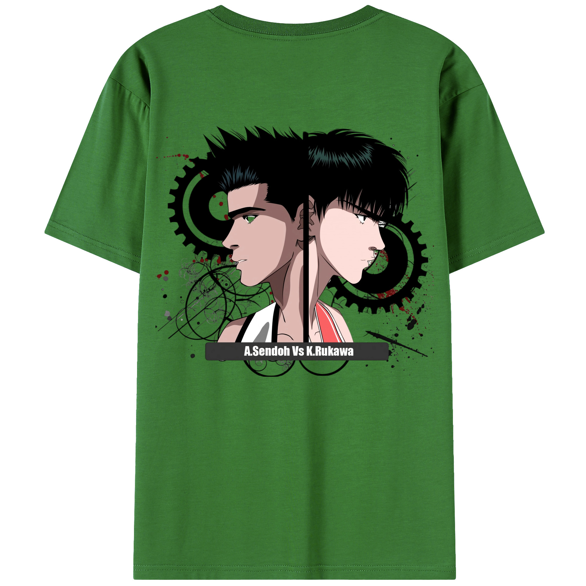SLAM DUNK／スラムダンク レディース半袖Tシャツ(バックプリント)